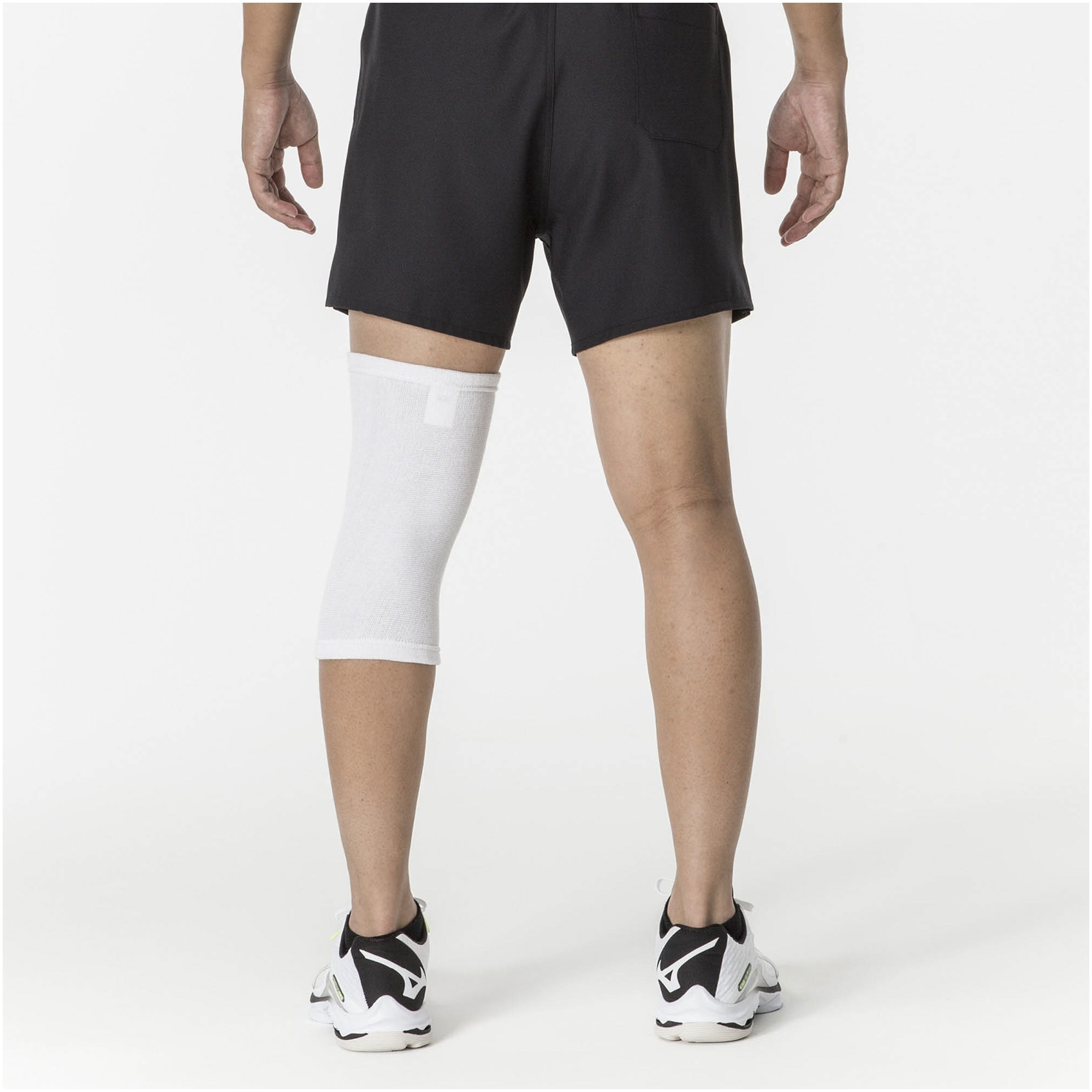 VOLLEYBALL KNEE SUPPORTER UNISEX (1 PC) White / Black