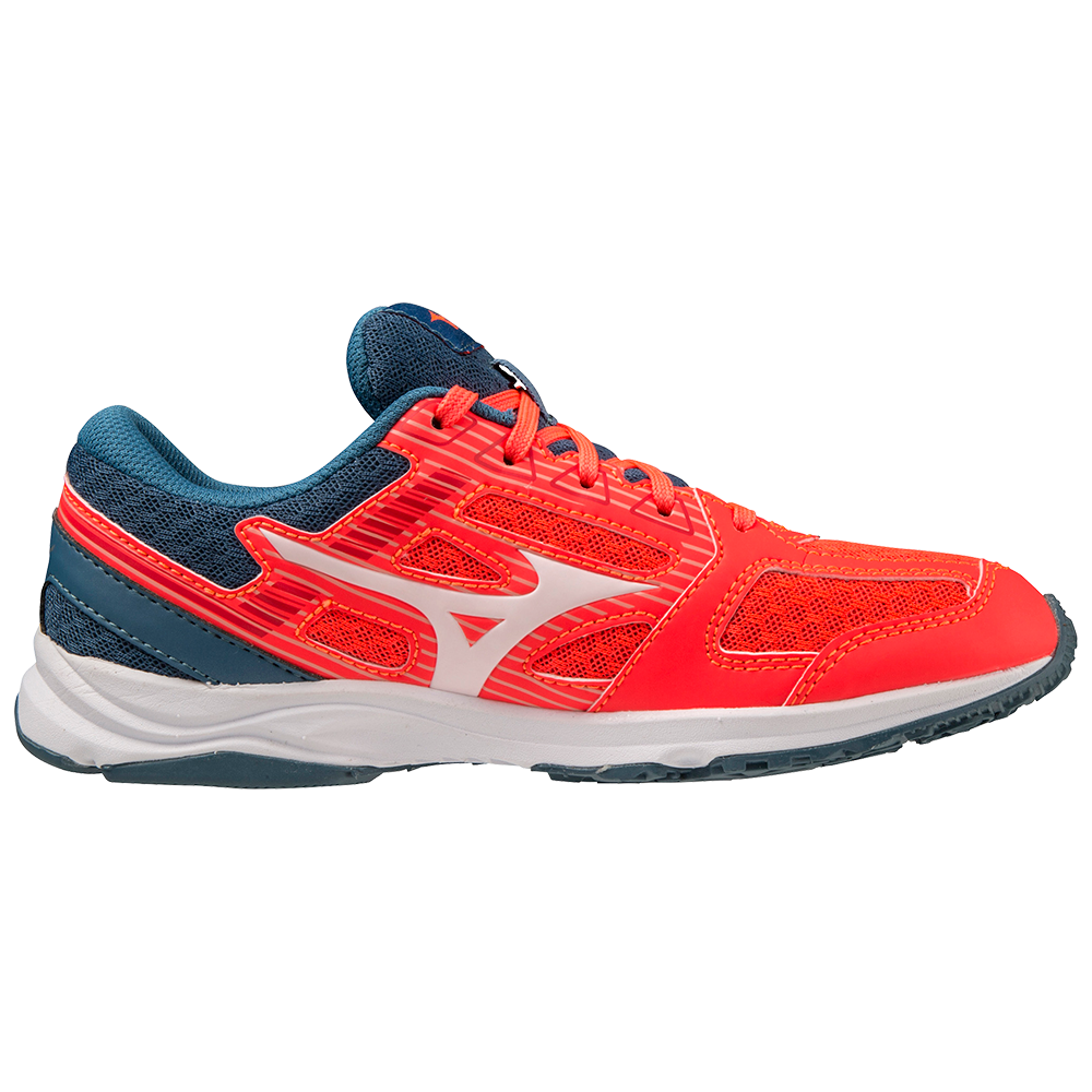 SPEED STUDS 3 JR Coral Red / White
