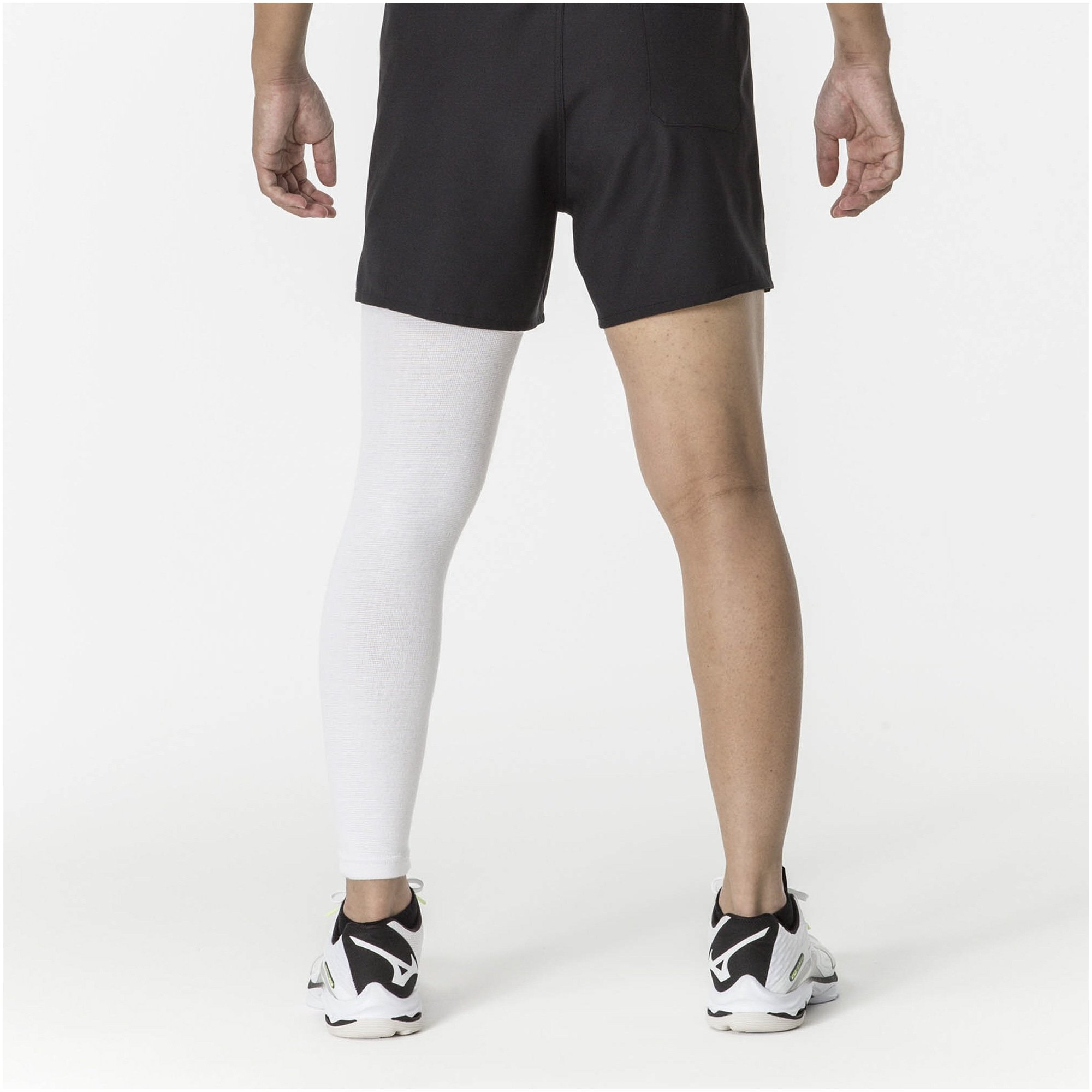 VOLLEYBALL KNEE SUPPORTER UNISEX (1 PC) White / Black