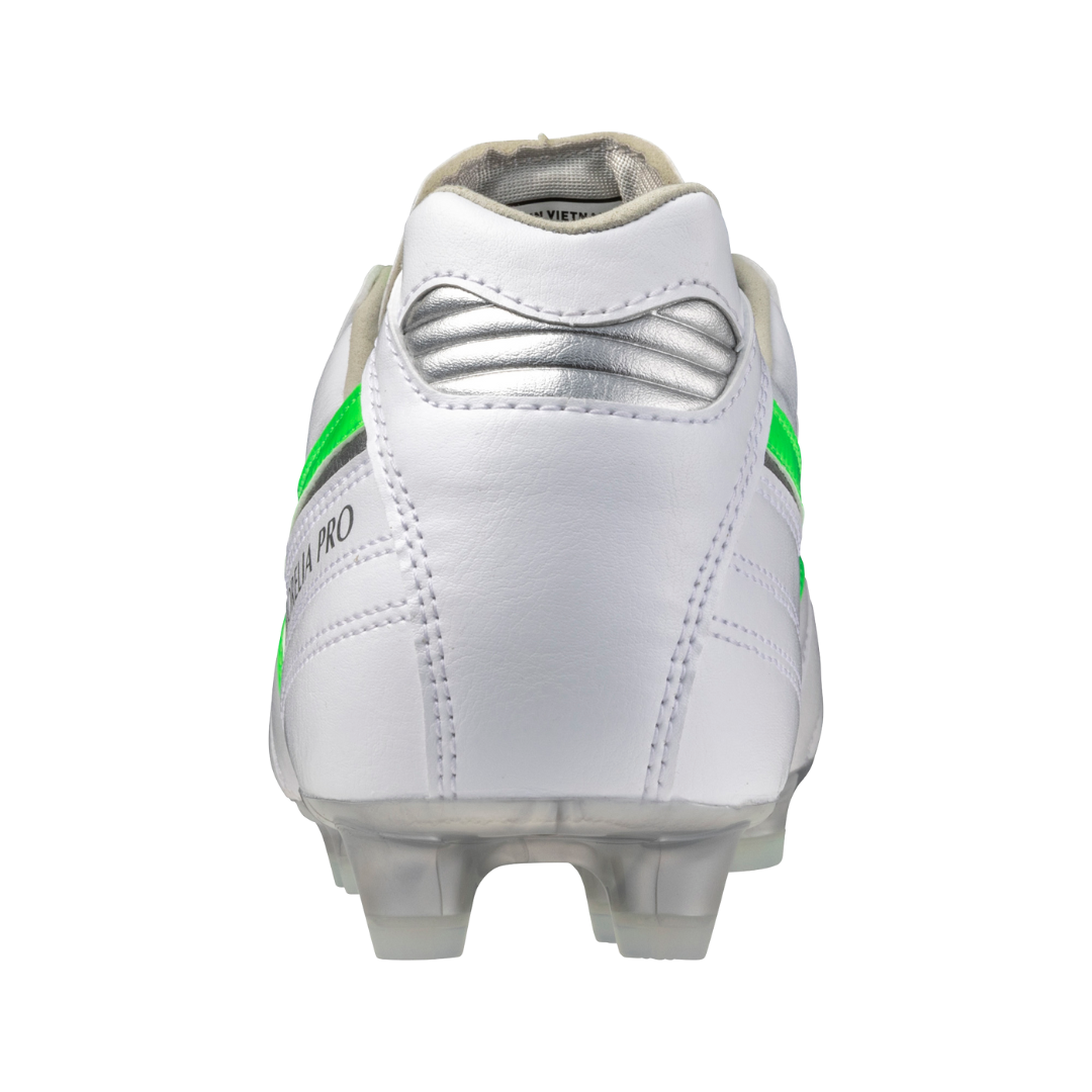 MORELIA II PRO White / Neon Green / Galaxy Silver