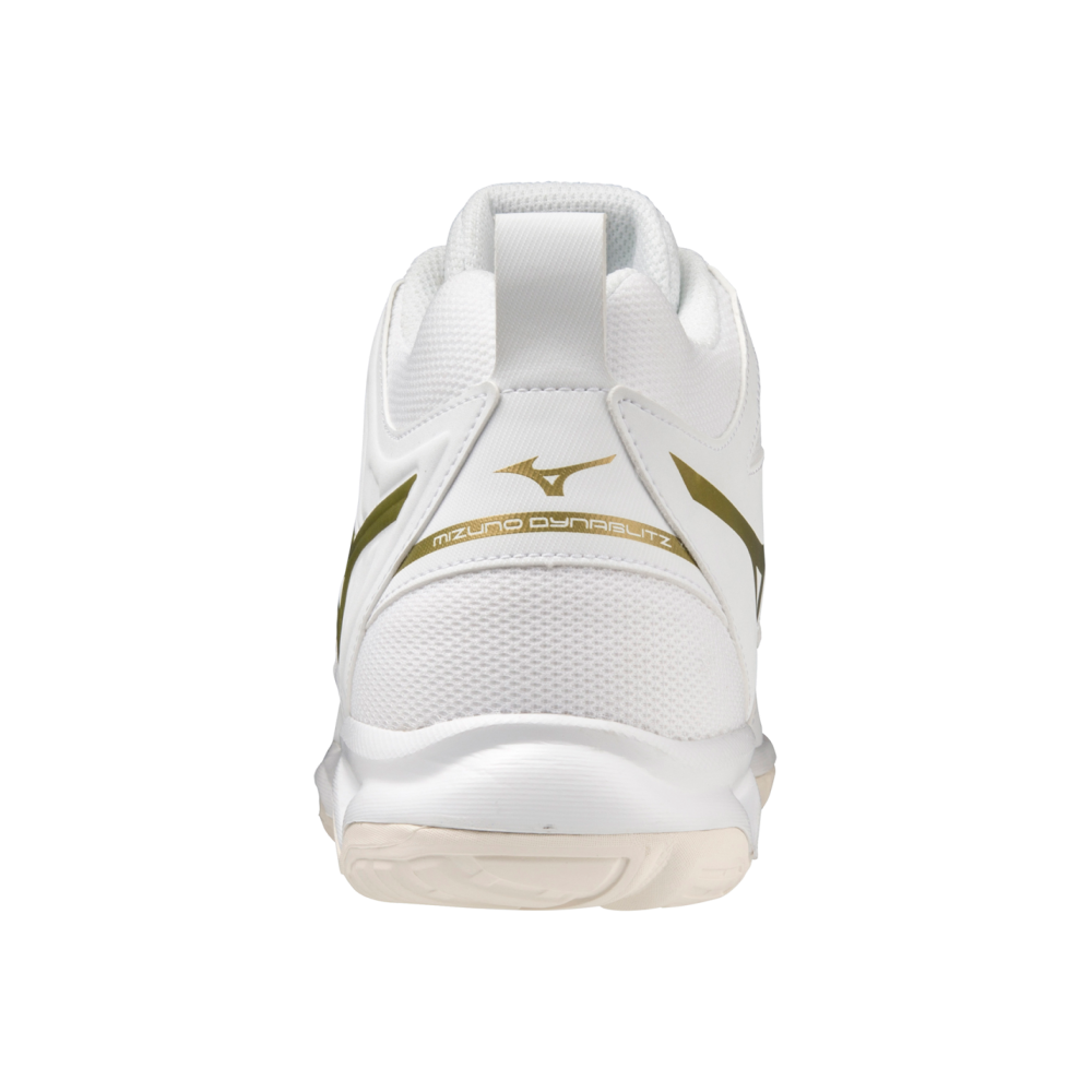 MIZUNO DYNABLITZ MID UNISEX White / Gold / Snow White