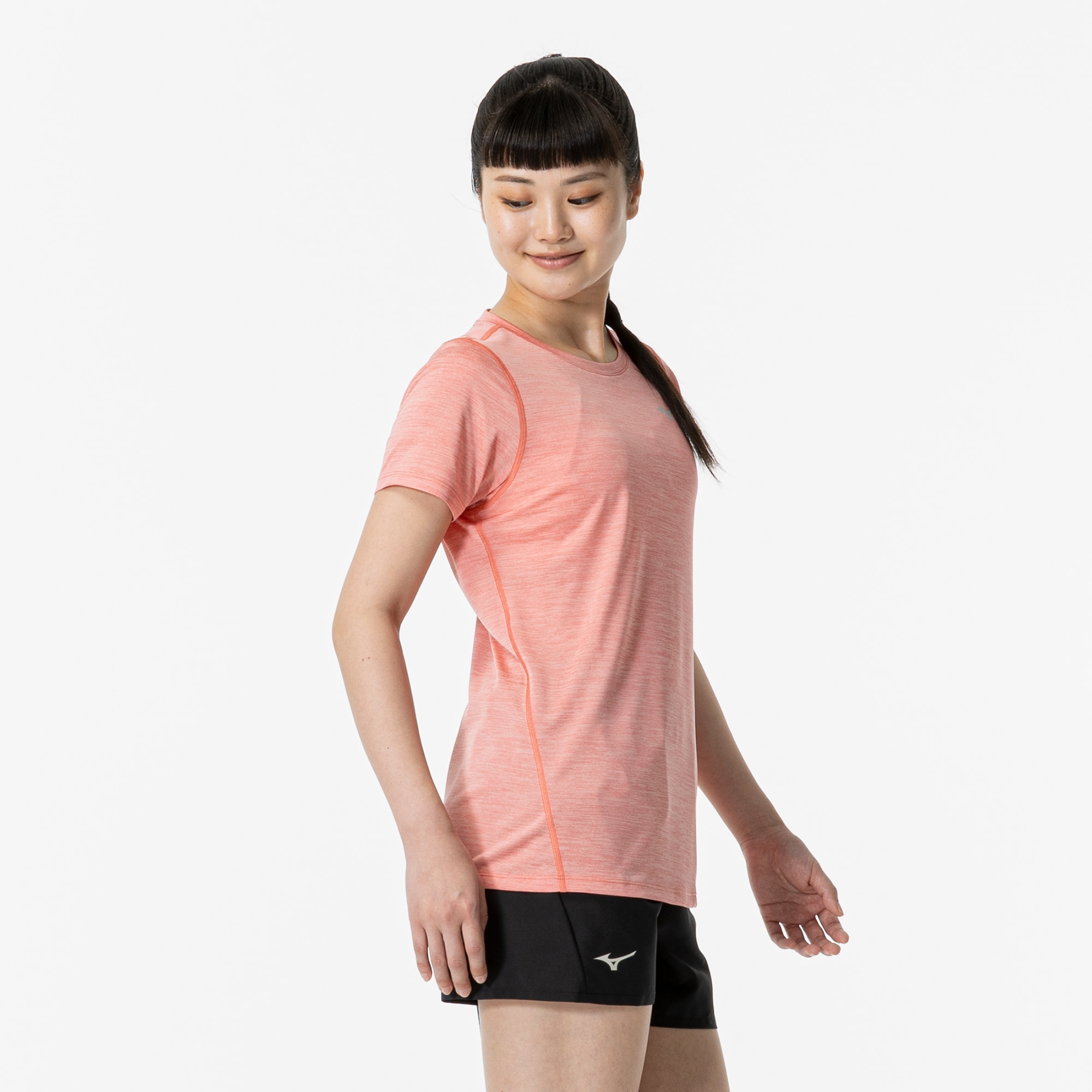 QUICK DRY TEE (AURORA) WOMEN Peach Pink