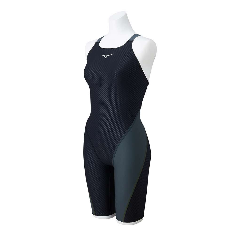 EXER SUITS HALF SUIT FOR SWIMMING PRACTICE WOMEN Black / Charcoal