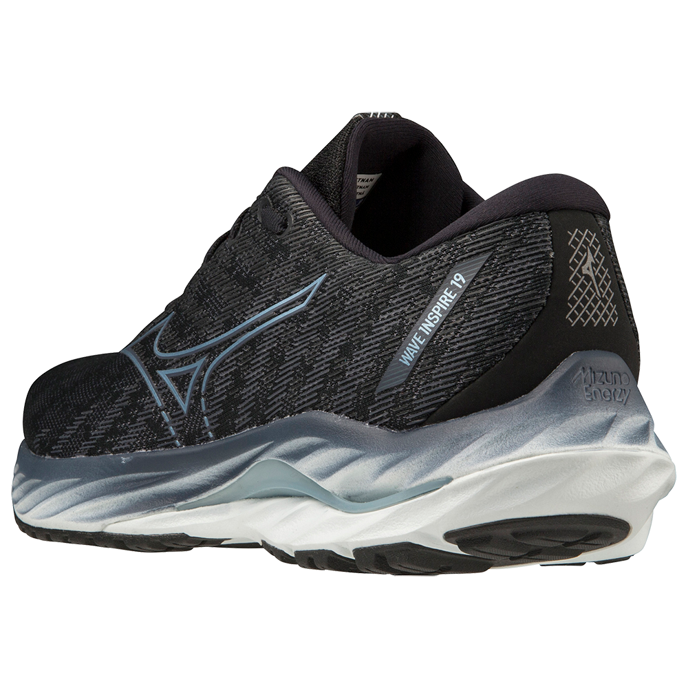 WAVE INSPIRE 19 2E WIDE MEN Black / Glacial Ridge / Illusion Blue