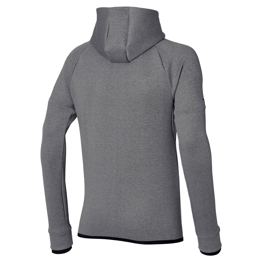 SR4 SWEAT HOODY UNISEX Grey Melange