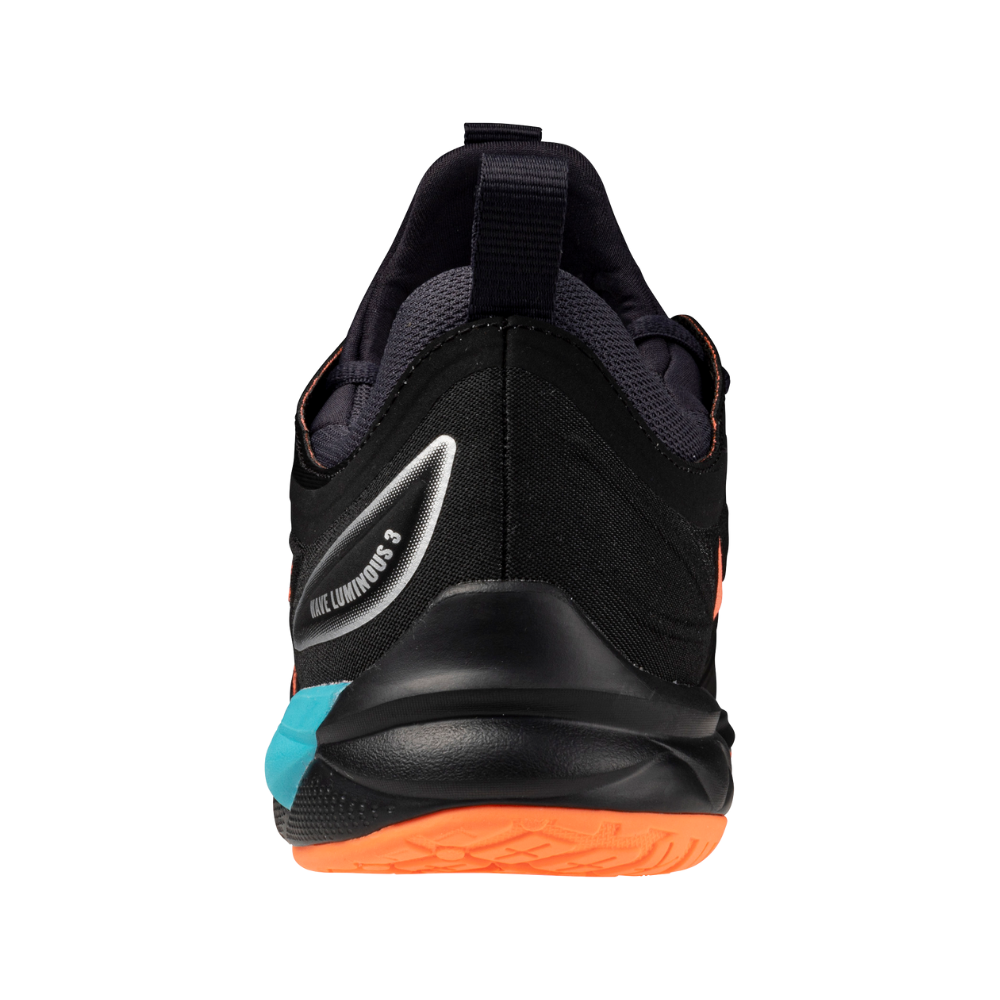 WAVE LUMINOUS 3 UNISEX Black / Neon Flame / Peacock Blue
