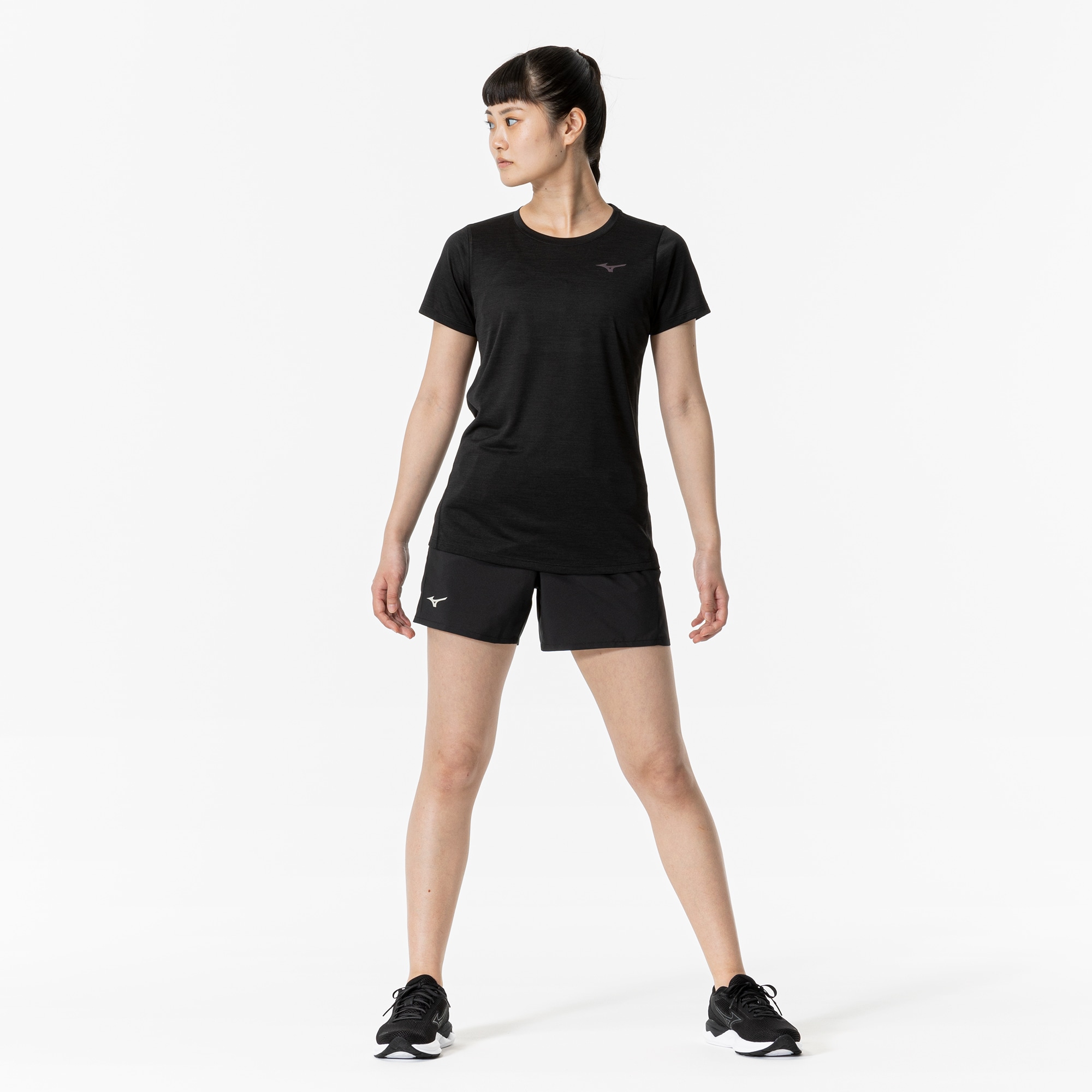 QUICK DRY TEE (AURORA) WOMEN Black