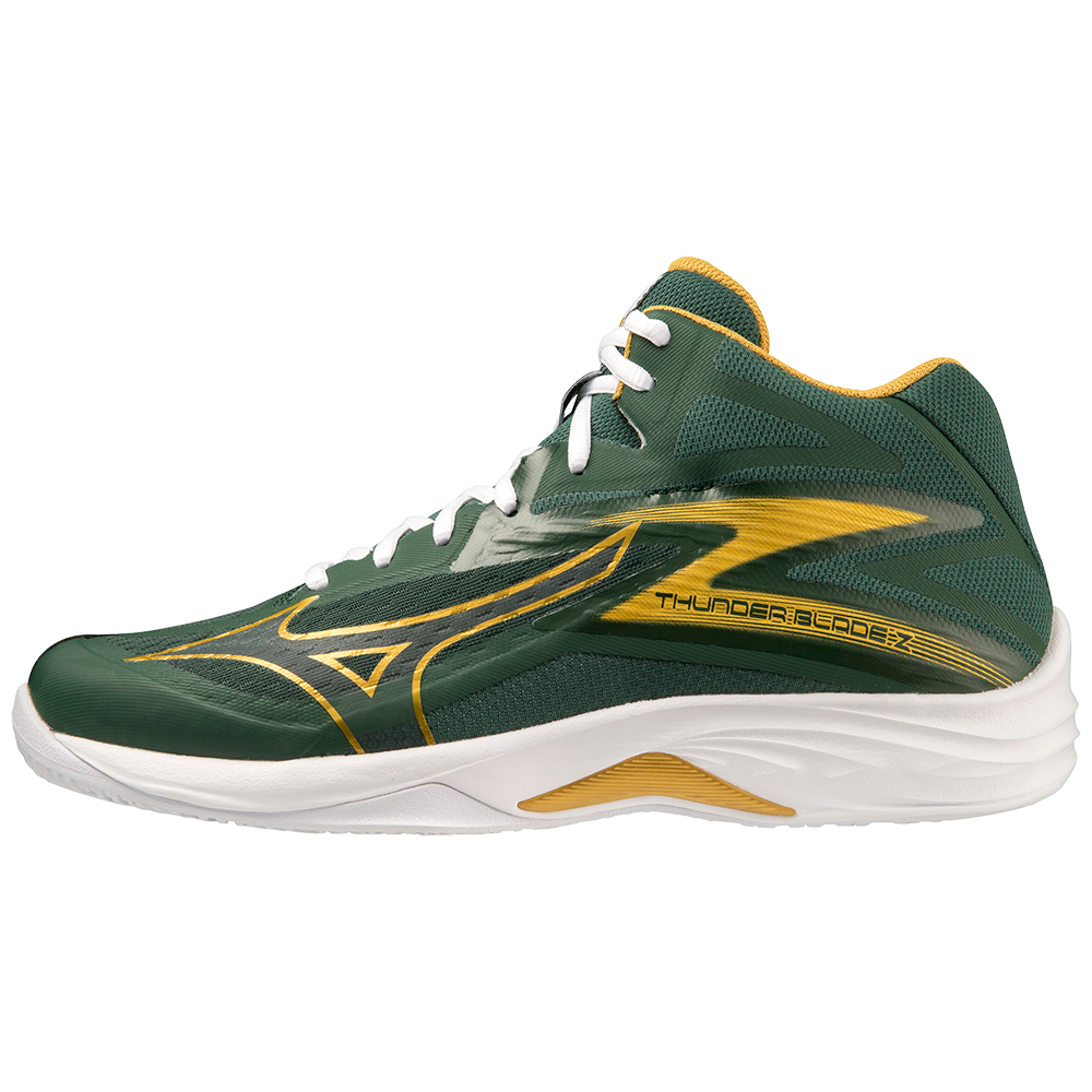 THUNDER BLADE Z MID UNISEX Pineneedle / MP Gold / White