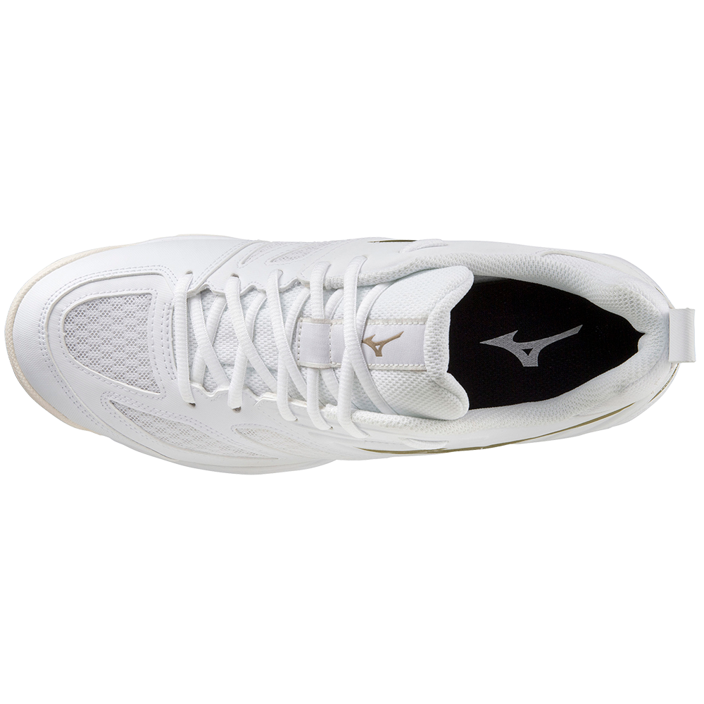 MIZUNO DYNABLITZ UNISEX White / Gold / Snow White