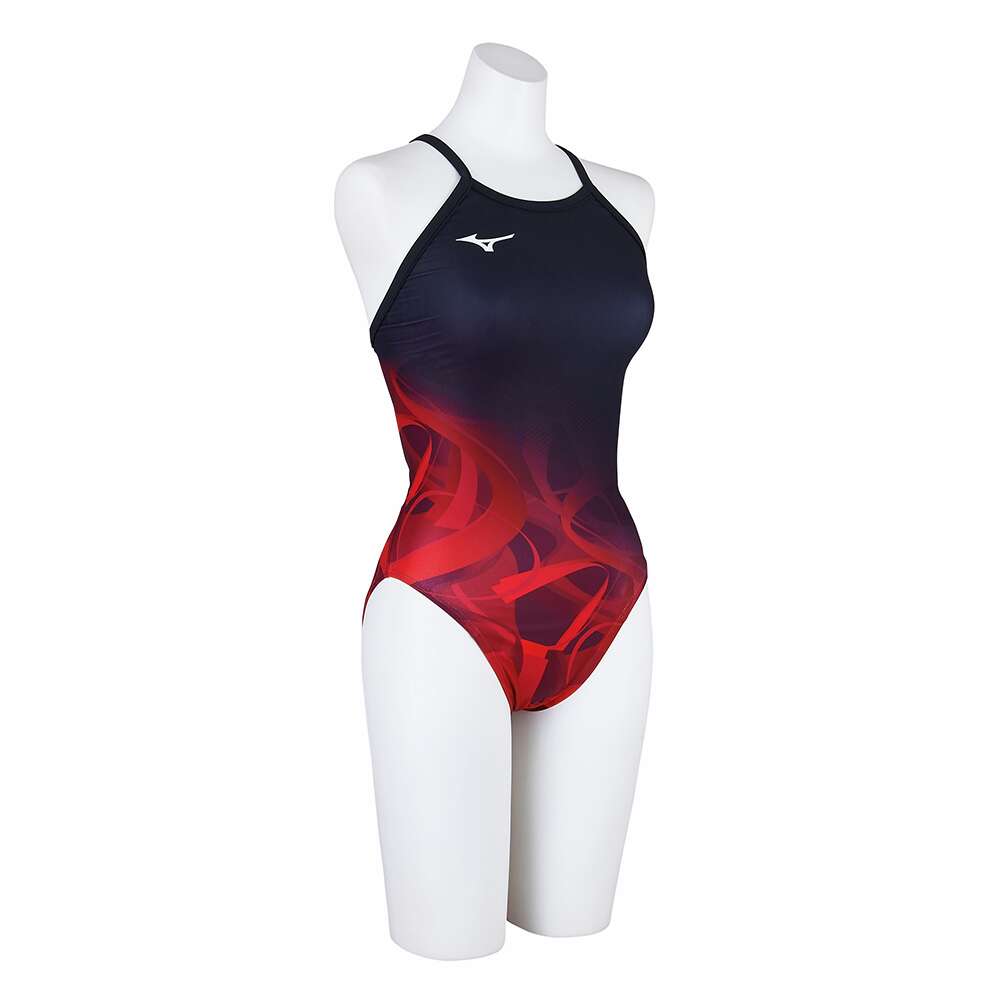 EXER SUITS MEDIUM CUT FOR SWIMMING PRACTICE WOMEN Black / Red