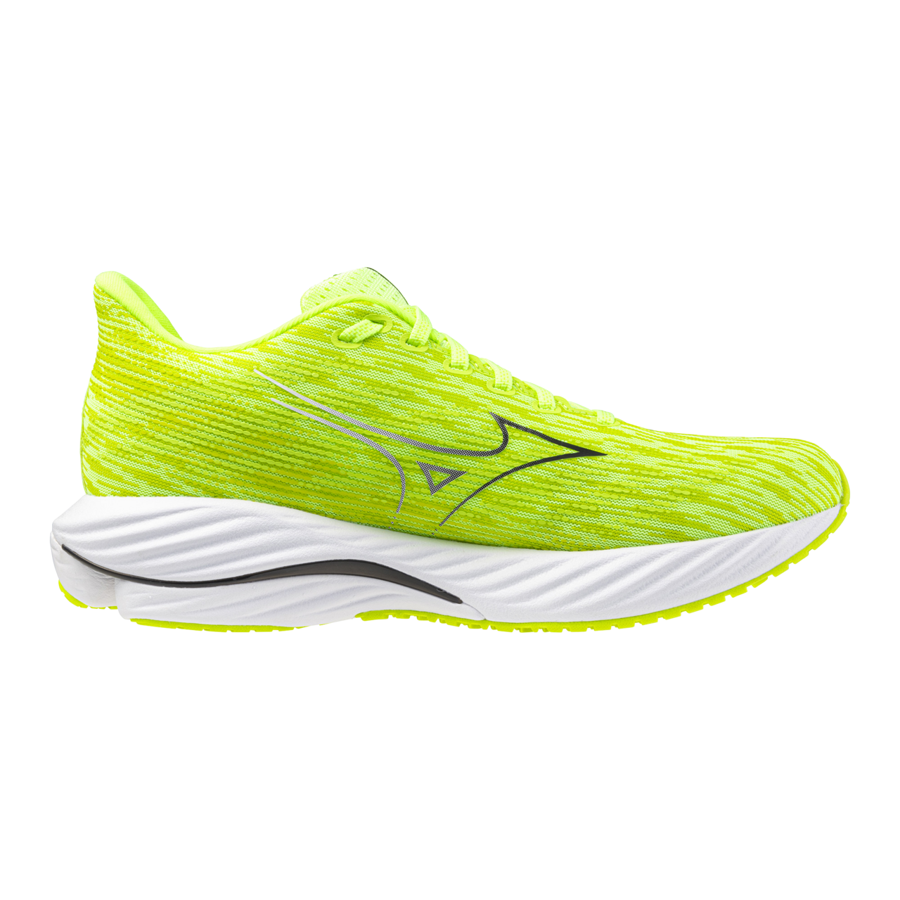 WAVE RIDER 28 2E WIDE MEN Mizuno Neo Line / Black / Acid Lime