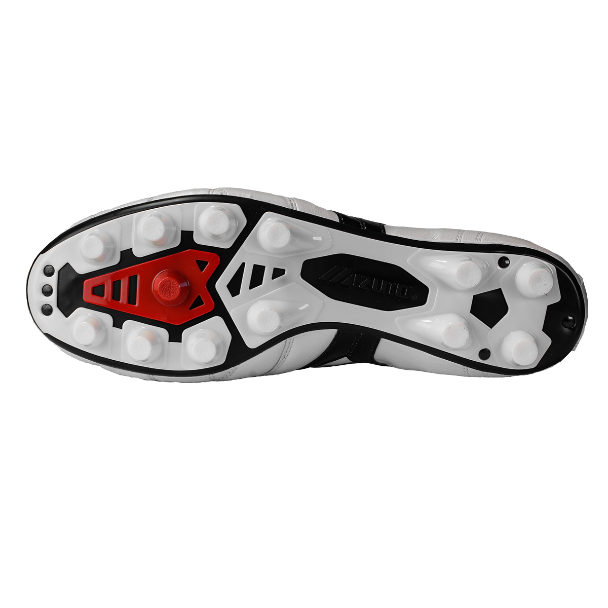 MORELIA II JAPAN (SHORT TONGUE/CROSS STITCH) White / Black / Chinese Red
