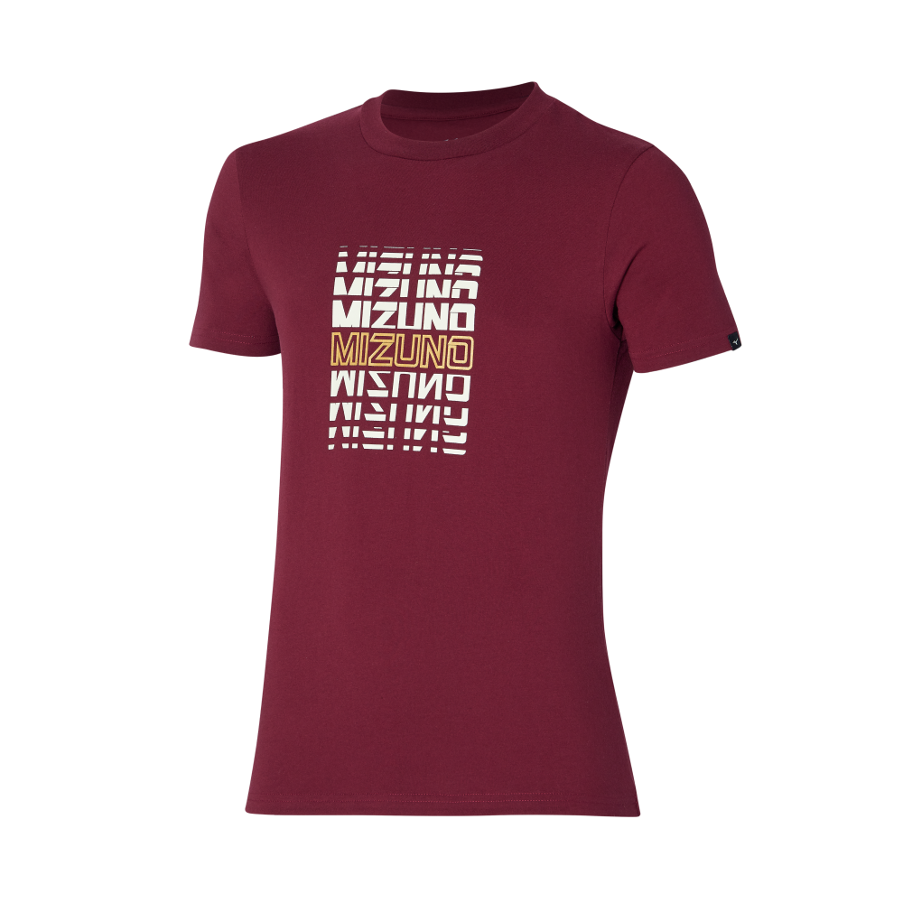 ATHLETICS MIZUNO TEE MEN Cabernet