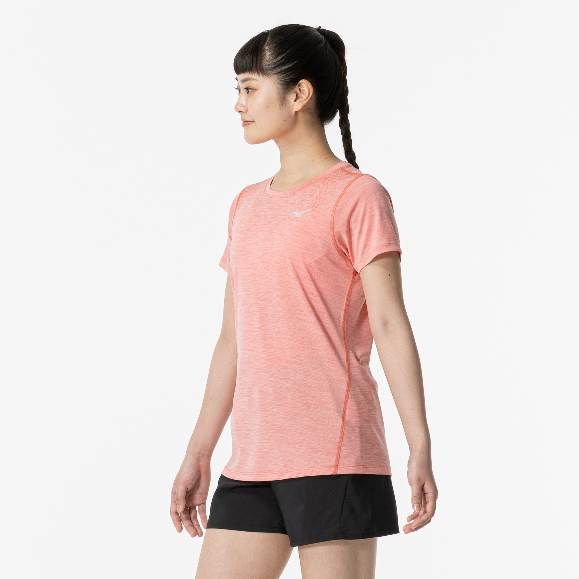QUICK DRY TEE (AURORA) WOMEN Peach Pink