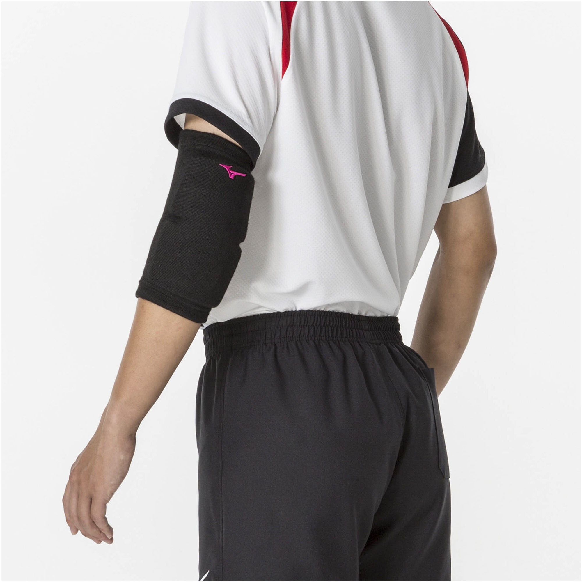 VOLLEYBALL ELBOW PAD SUPPORTER UNISEX (1 PC) Black / Berry Pink
