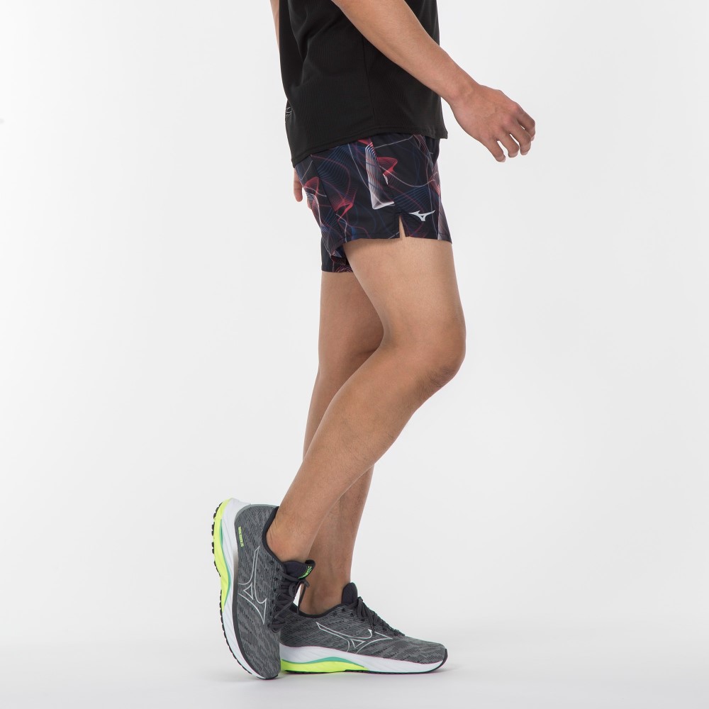 MULTI POCKET SHORTS DRY GRAPHIC UNISEX (SLIM FIT) Black / Multi
