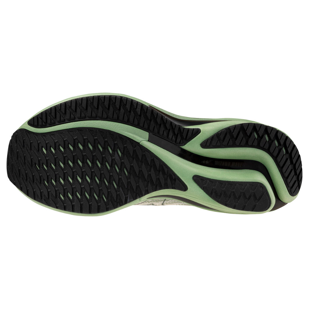 WAVE RIDER 28 UNISEX MIZUNO Snow White / Frosty Green / Black