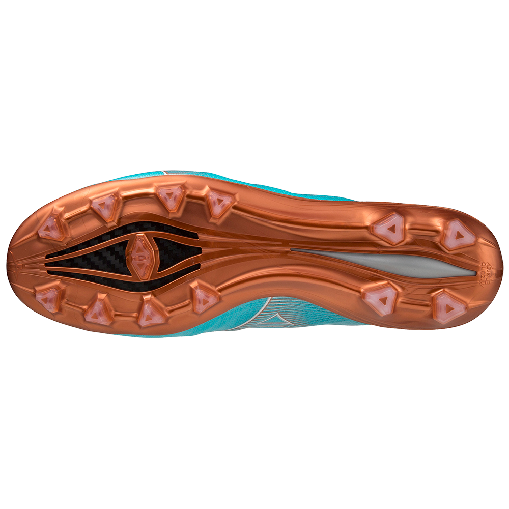 MIZUNO ALPHA α ELITE Blue Curacao / Snow White / Red Brown Satin