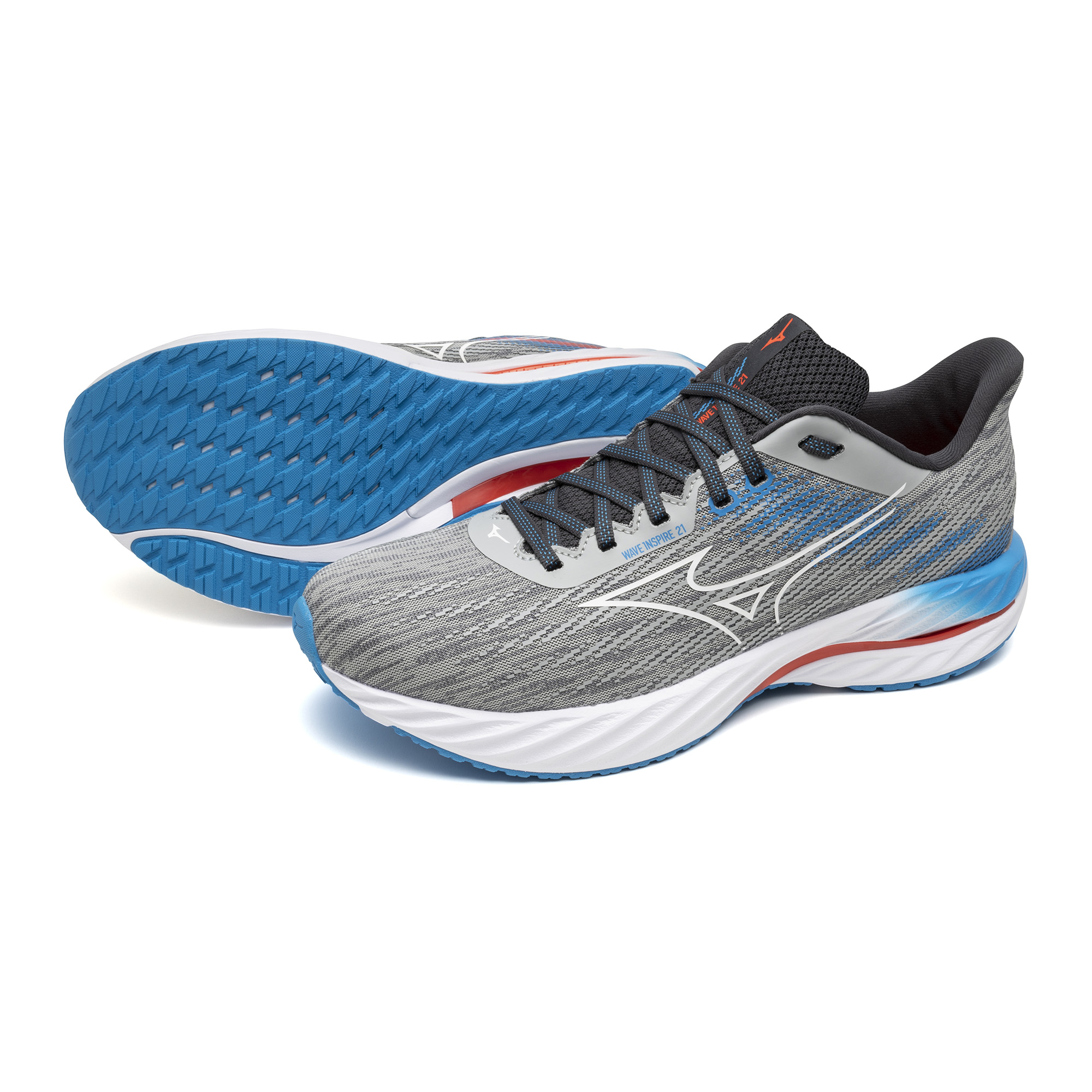 WAVE INSPIRE 21 MEN Pearl Blue / White / Blue Pace