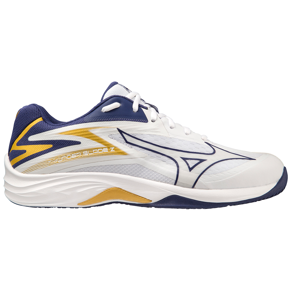 THUNDER BLADE Z UNISEX White / Blue Ribbon / MP Gold