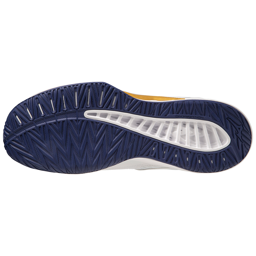 THUNDER BLADE Z UNISEX White / Blue Ribbon / MP Gold