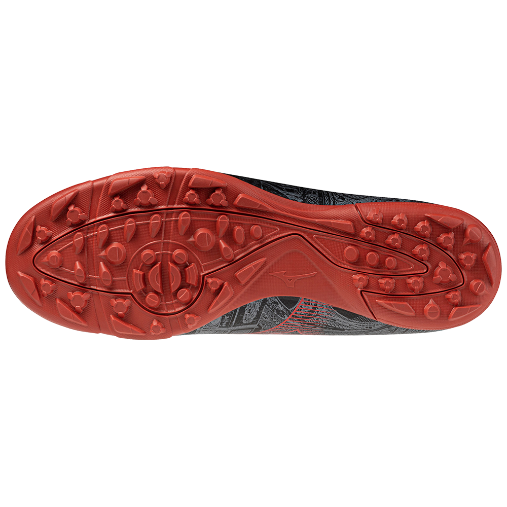 MIZUNO ALPHA α SELECT AS SR4 Black/ High Risk Red/ Black