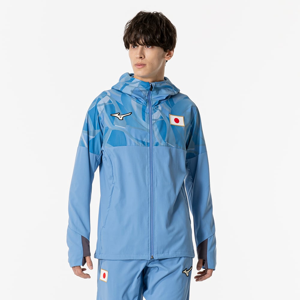 AUTHENTIC STRETCH CROSS HOODIE UNISEX Parisian Blue