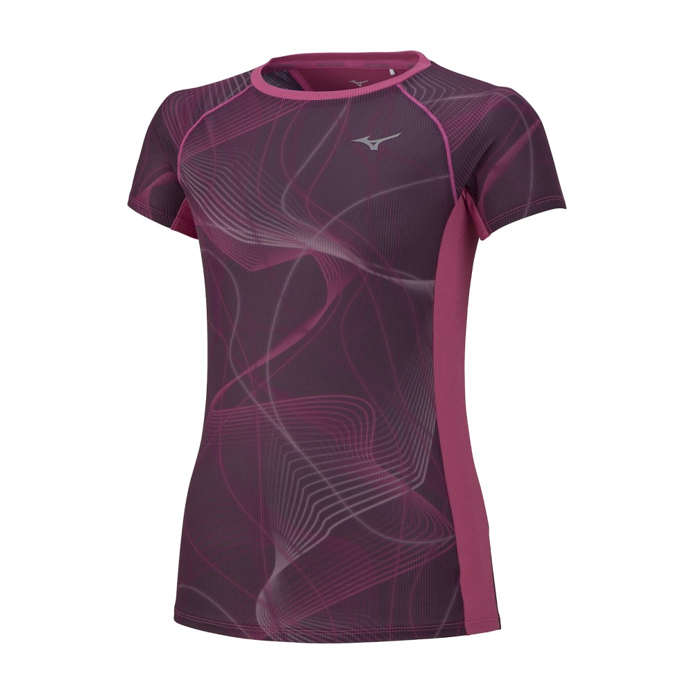 AURORA DRY AEROFLOW PREMIUM TEE WOMEN Grape Wine