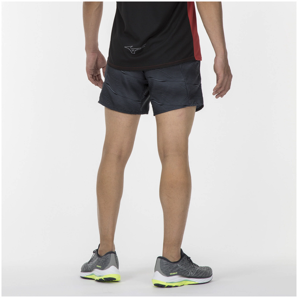 MULTI POCKET SHORTS GRAPHIC UNISEX (SLIM FIT) Black / Black