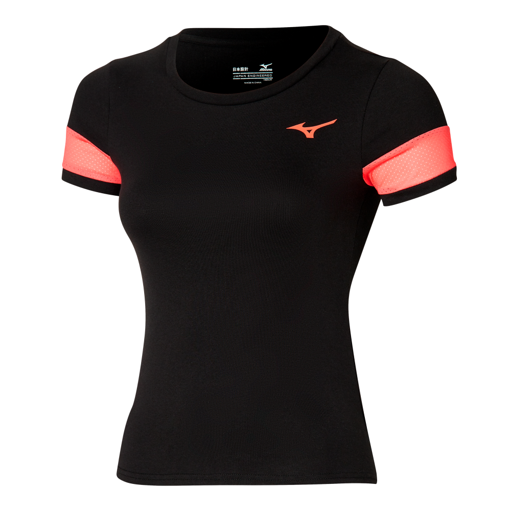 ATHLETICS MIZUNO TEE WOMEN Black