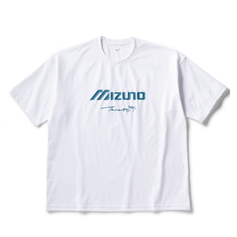SHORT SLEEVE MIZUNO TEE UNISEX White