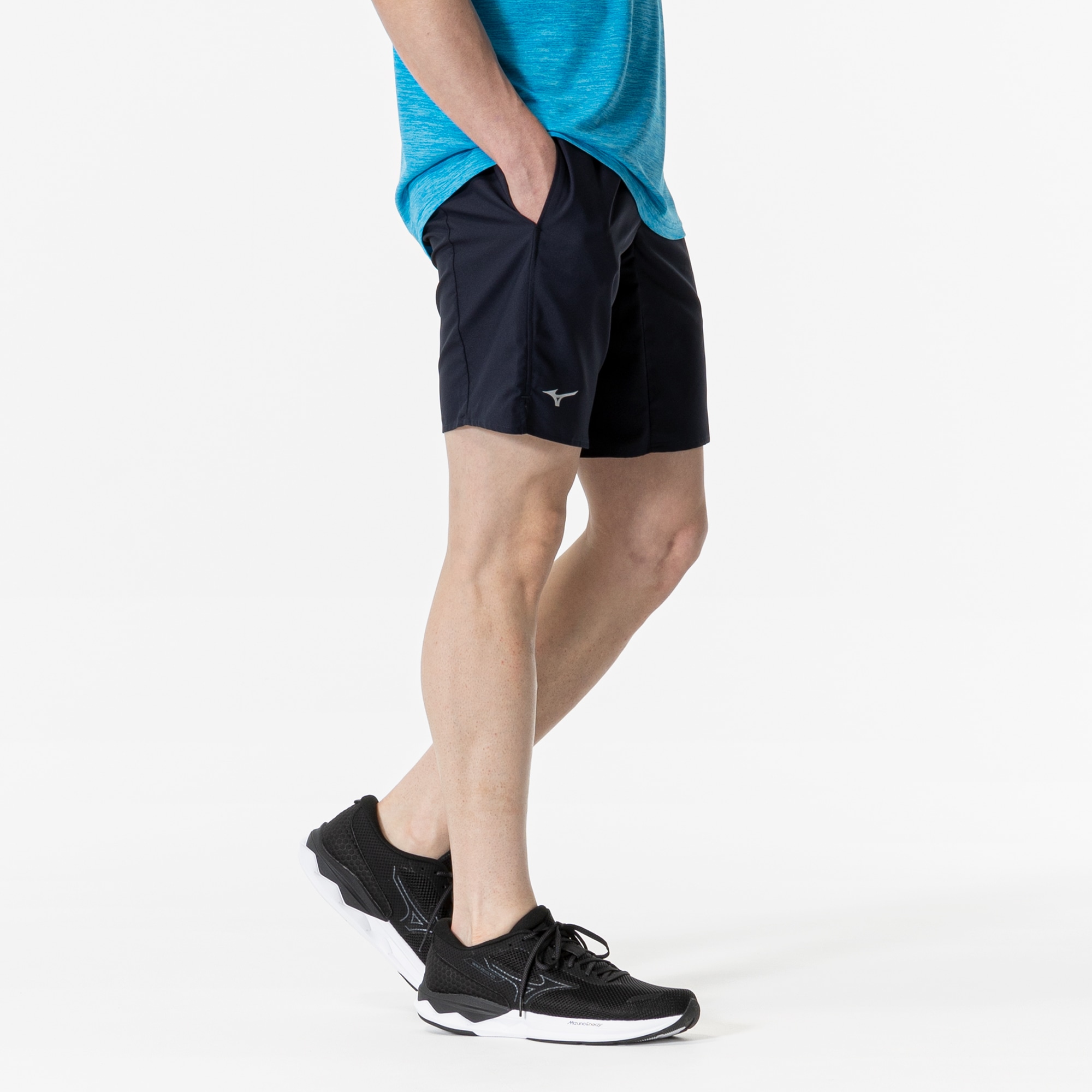 MULTI POCKET RUNNING SHORTS UNISEX (SLIM FIT) Deep Navy