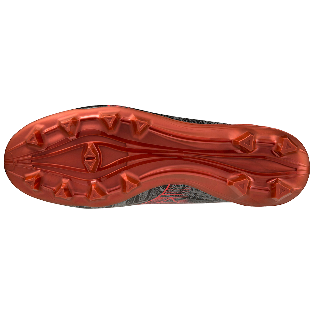 MIZUNO ALPHA α SELECT SR4 Black/ High Risk Red/ Black