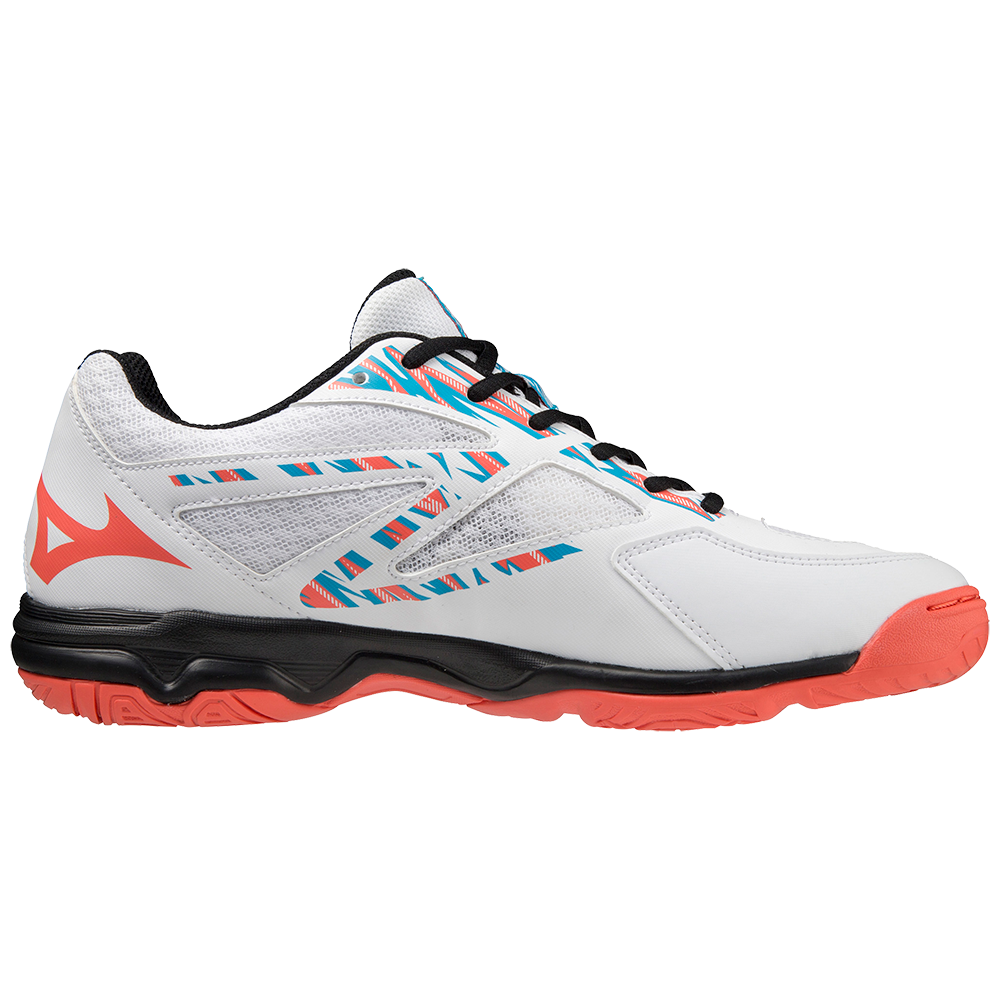 WAVE THUNDERSTORM UNISEX White / Hot Coral / Neon Blue