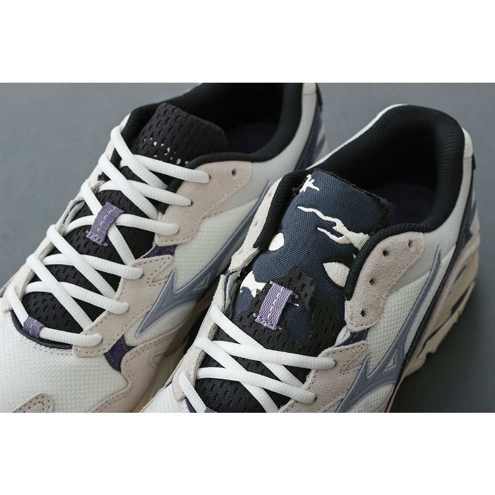 WAVE RIDER 10 UNISEX Off-White / Light Grey / Purple