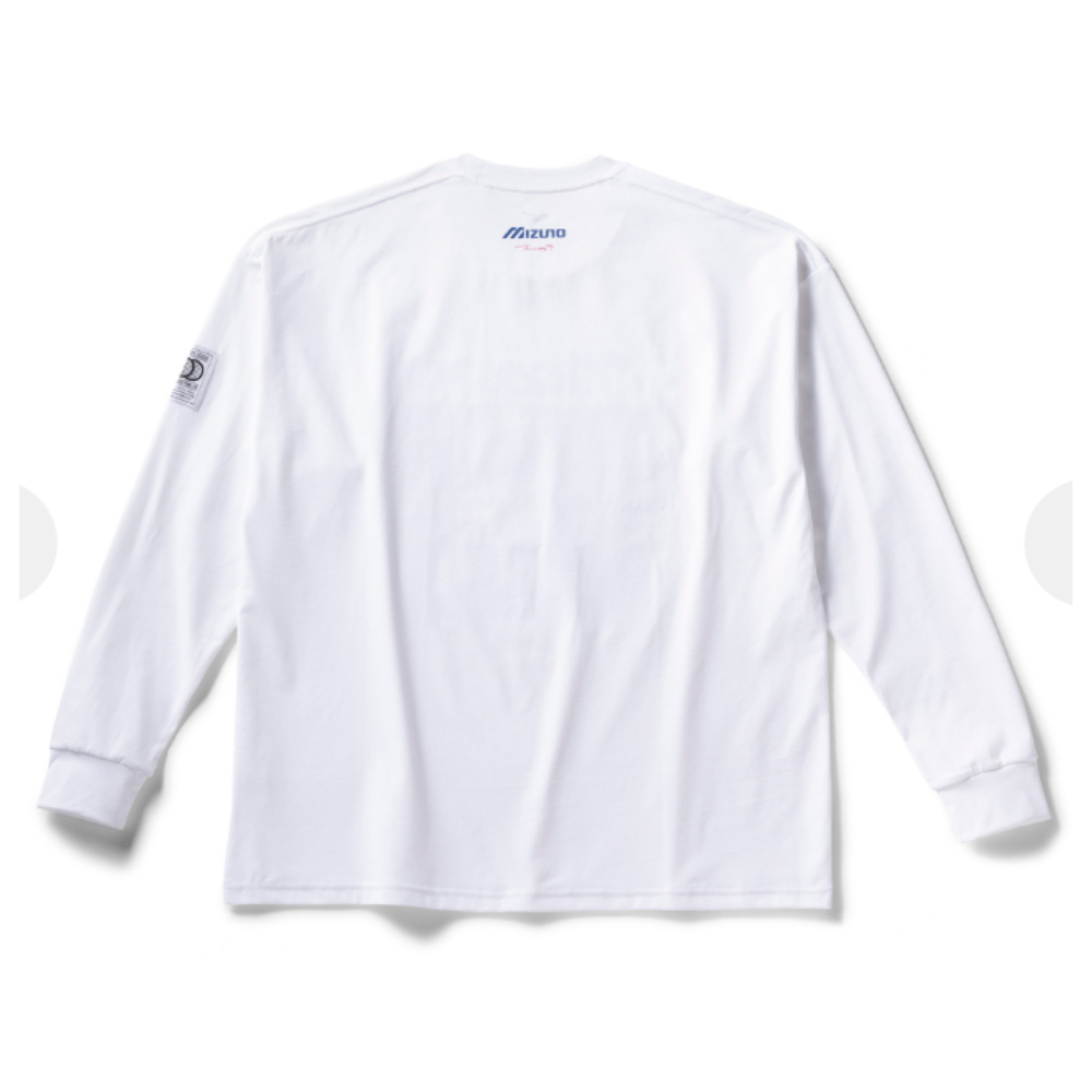 LONG SLEEVE GRAPHIC TEE UNISEX White