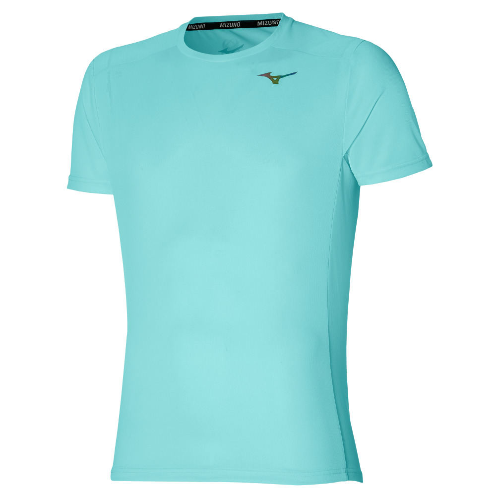 MIZUNO TWO LOOPS 88 TEE MEN Tanager Turquoise