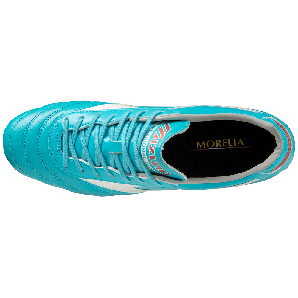 MORELIA II PRO Blue Curacao / Snow White / Red Brown Satin