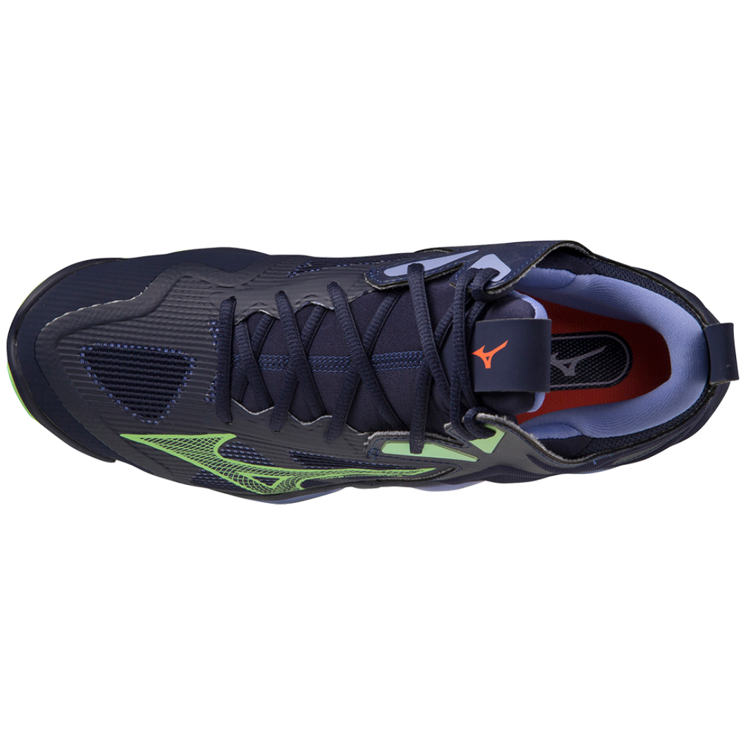 WAVE MOMENTUM 3 MID UNISEX Evening Blue / Techno Green / Iolite