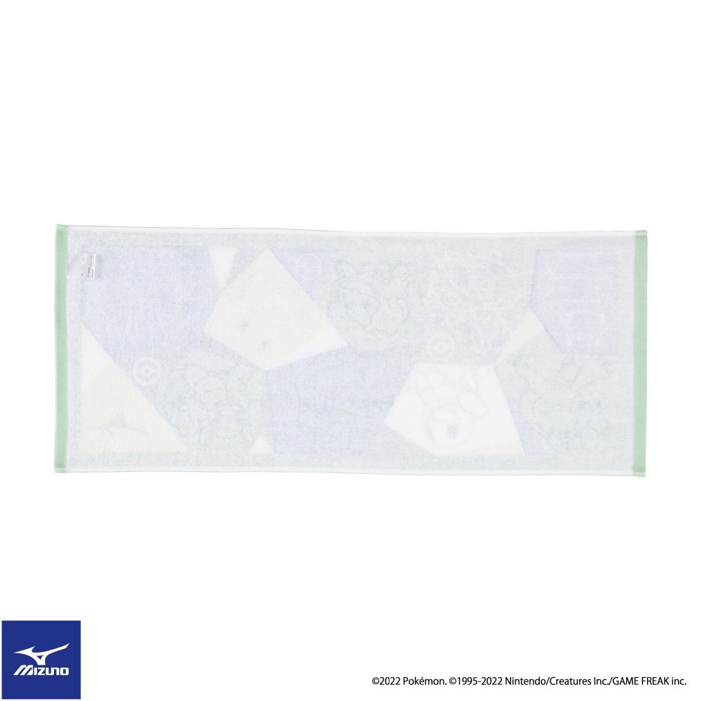 POKEMON FACE TOWEL Green / Blue / Yellow