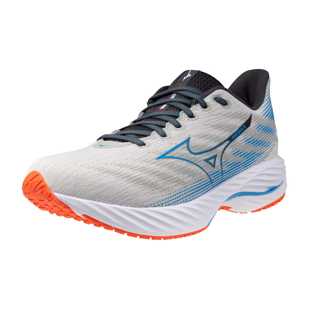 WAVE RIDER 28 MEN Nimbus Cloud / Blue Pace / MIZUNO Ignition Red