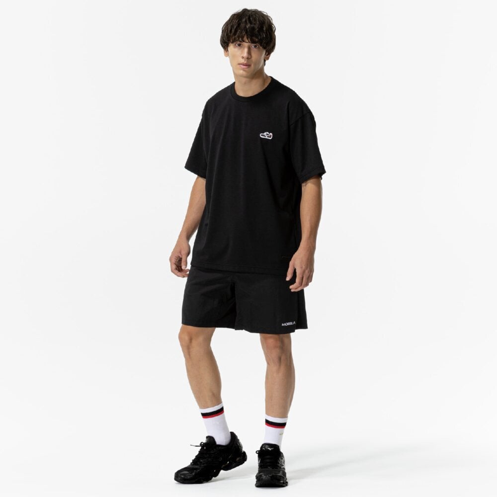MORELIA 2 PIECES TEE SET UNISEX Black / White hi-res  I Mizuno Sport MORELIA 2 PIECES TEE SET UNISEX Black / White
