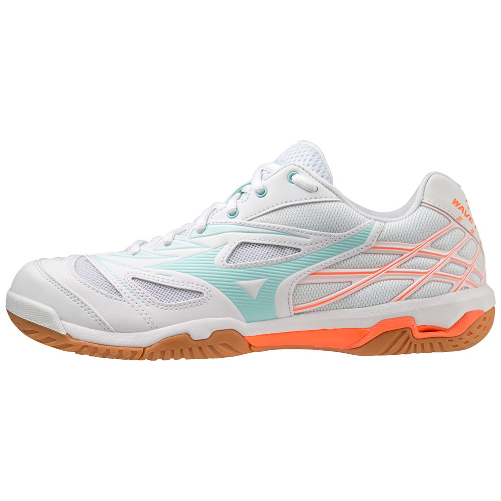 WAVE FANG NX UNISEX White / Tanager Turquoise / Light Orange