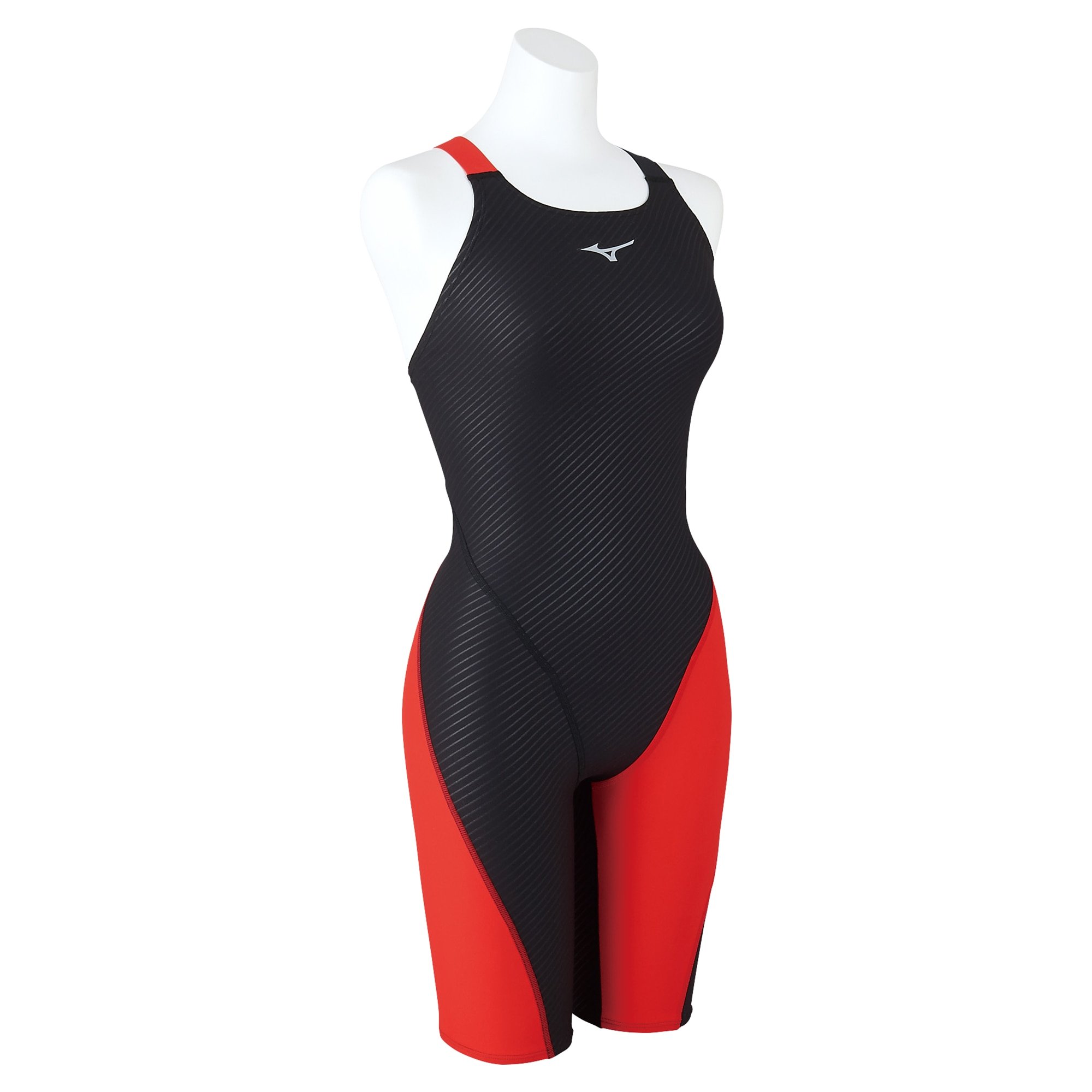 EXER SUITS HALF SUIT FOR SWIMMING PRACTICE WOMEN Black / Red
