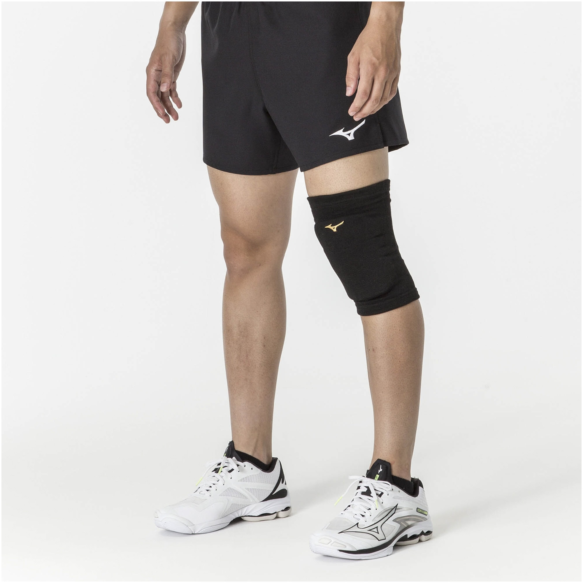 VOLLEYBALL KNEE PAD SUPPORTER UNISEX (1 PC) Black / Gold