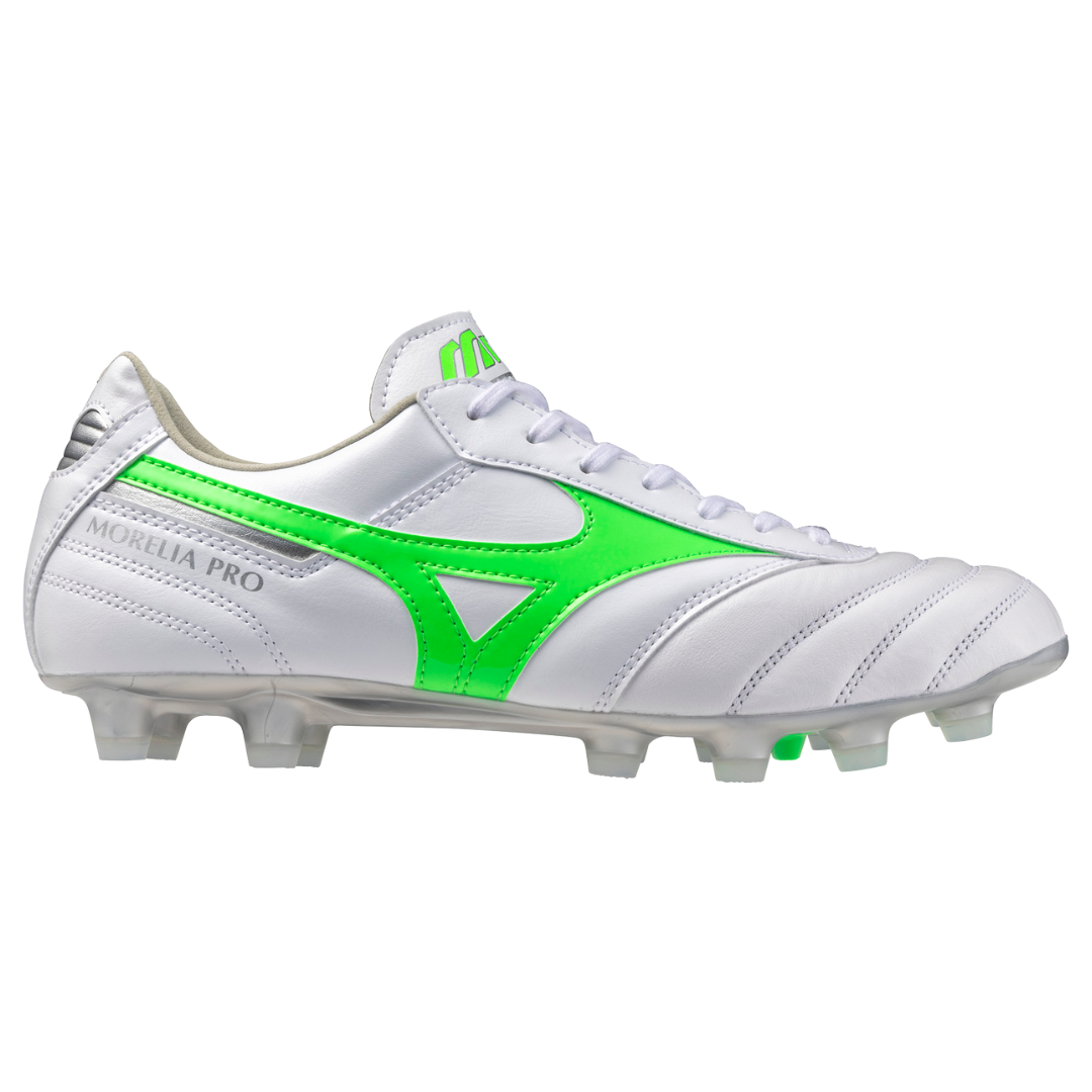 MORELIA II PRO White / Neon Green / Galaxy Silver
