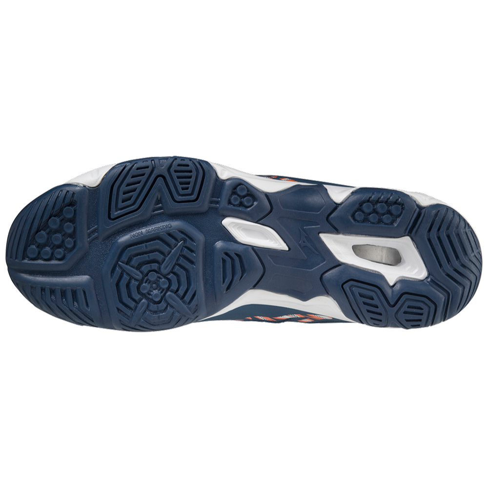 WAVE THUNDERSTORM UNISEX Dark Denim / White / Scarlet Ibis