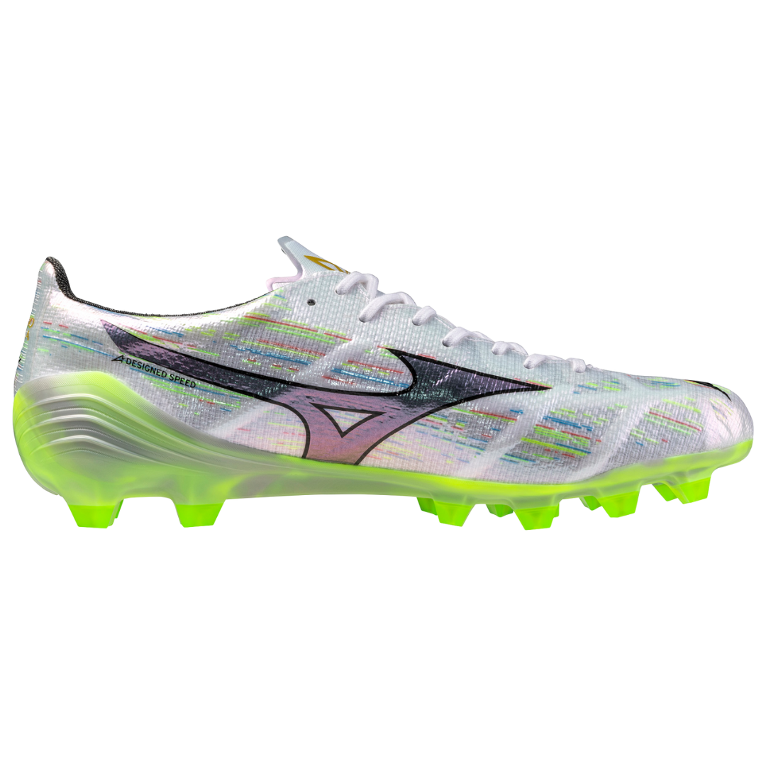 MIZUNO ALPHA α II ELITE White / Silver Iridiscent / Black