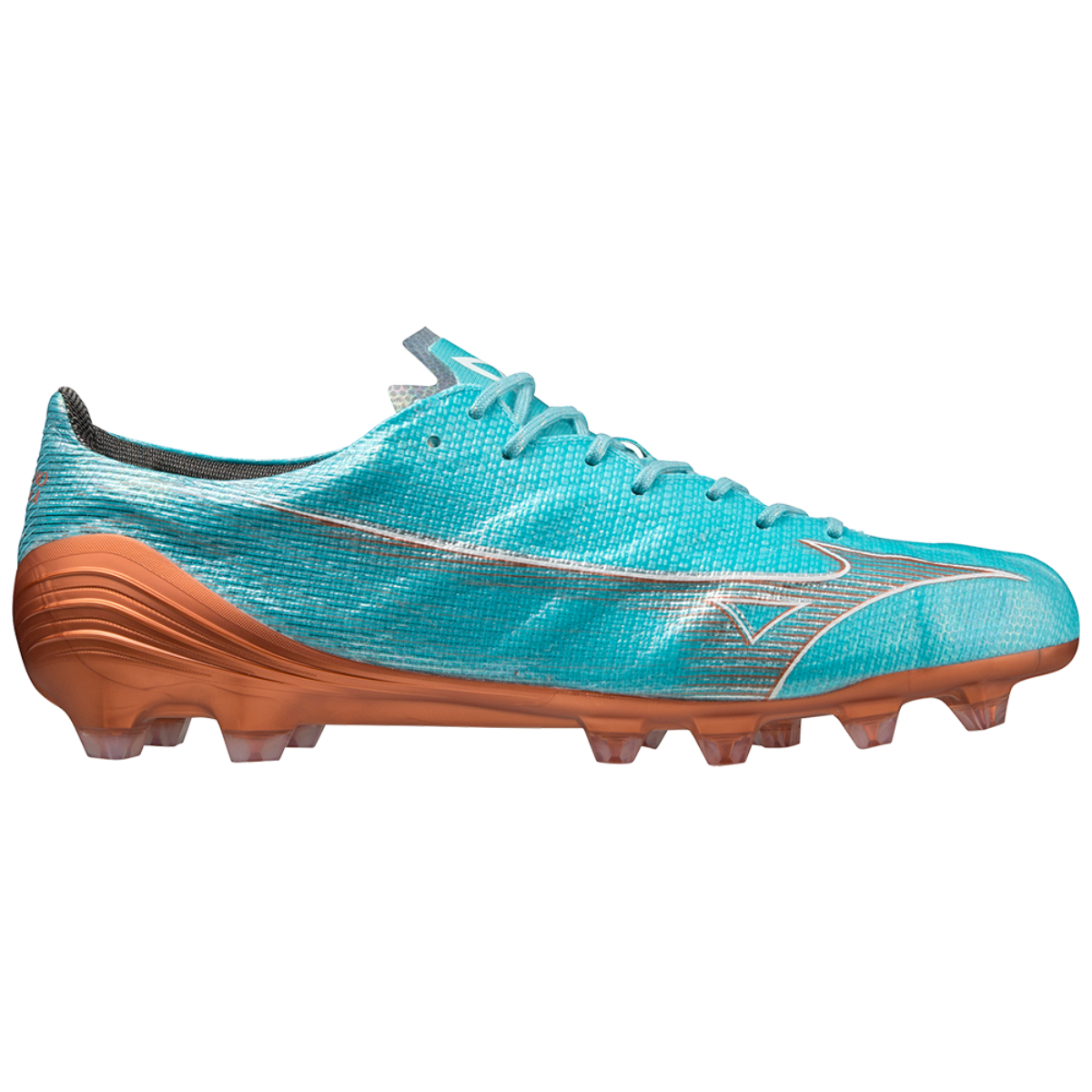 MIZUNO ALPHA α JAPAN Blue Curacao / Snow White / Red Brown Satin