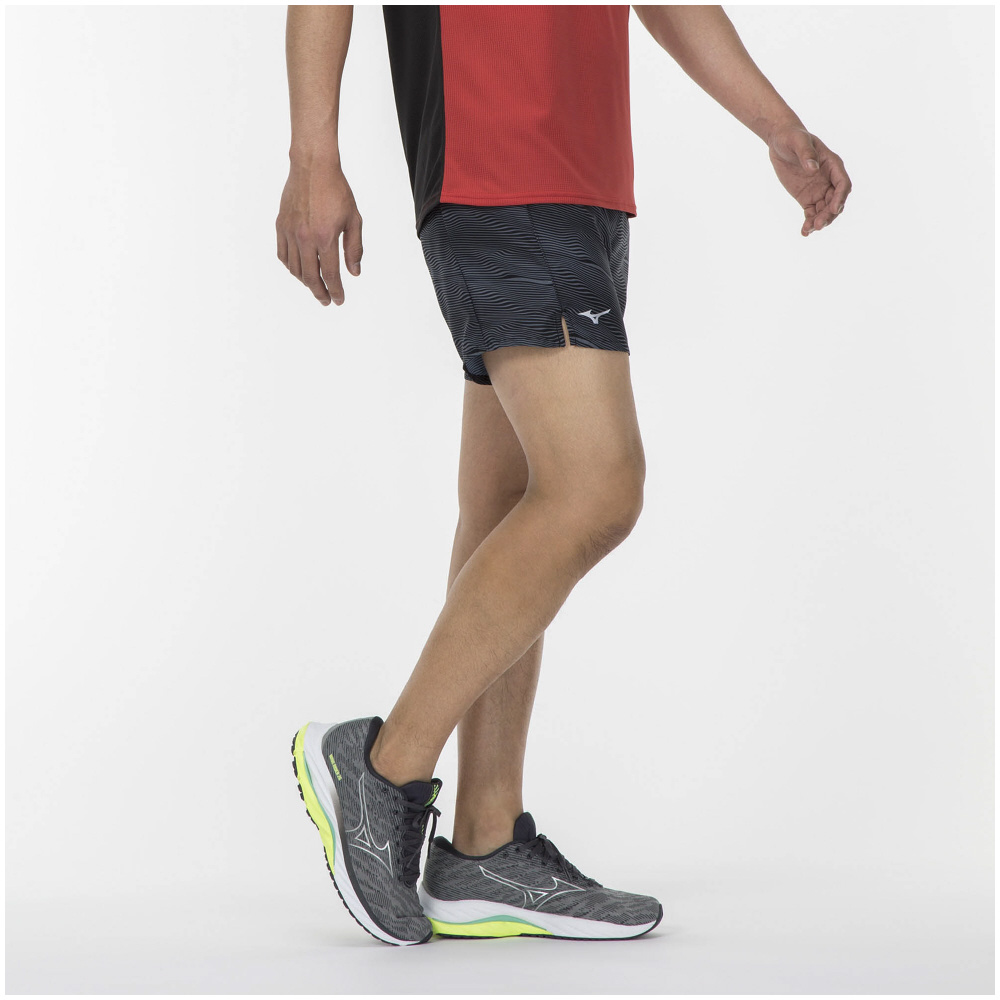 MULTI POCKET SHORTS GRAPHIC UNISEX (SLIM FIT) Black / Black
